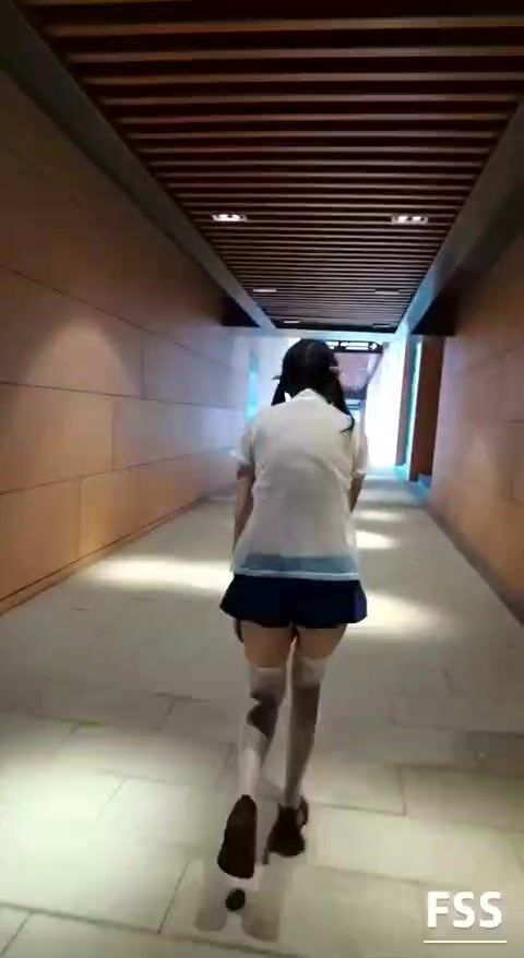 FSS (Asian) - Transparent shirt & stripping in public