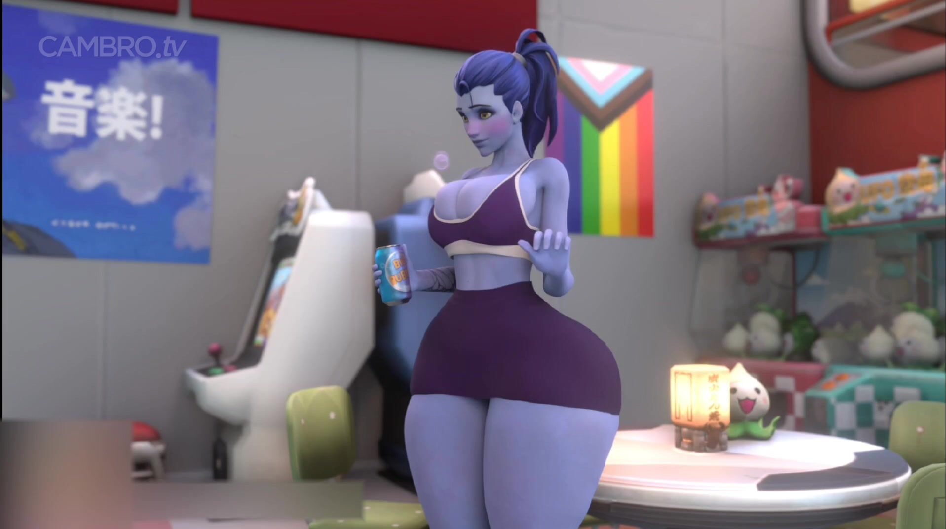 Widowmaker hyper breast and ass expansion porn video