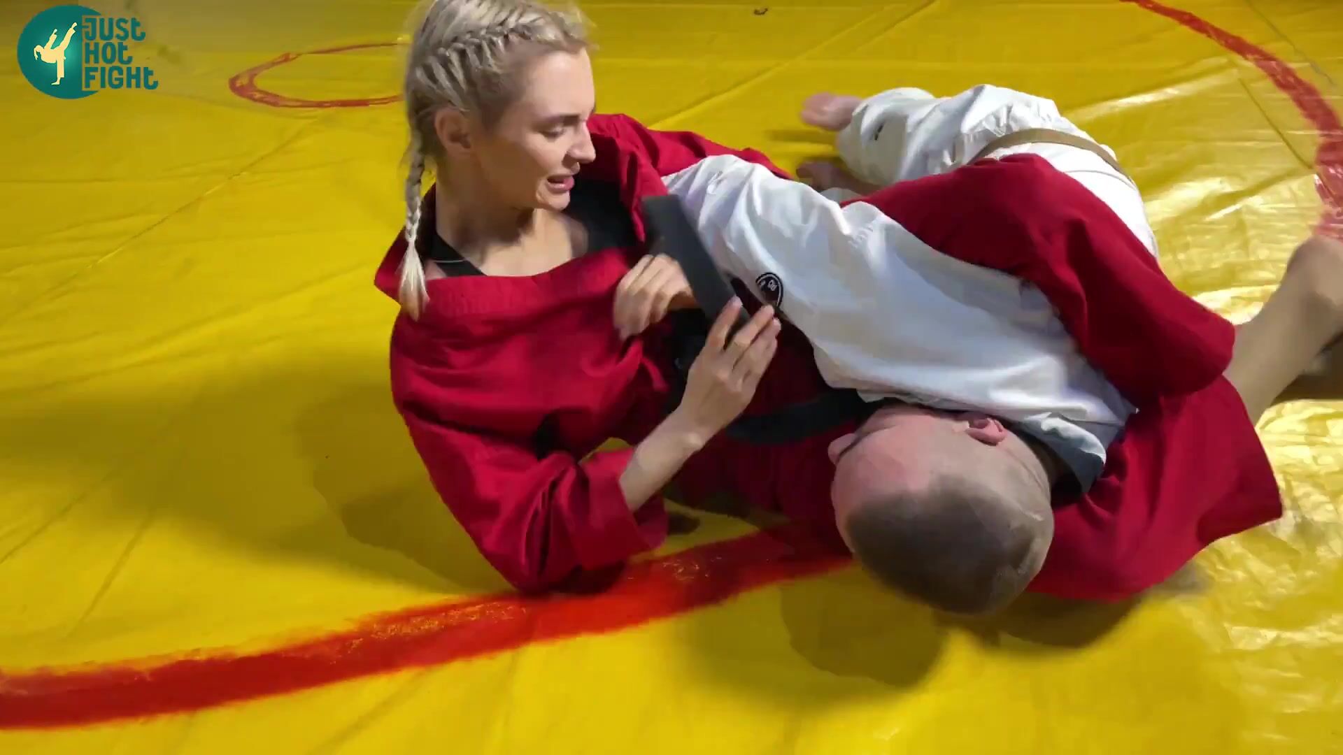 Olga karate fight wrestling