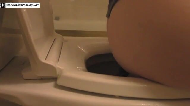 Natalie wonder in the Toilet