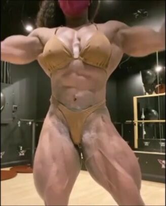 Margie Martin muscle flex