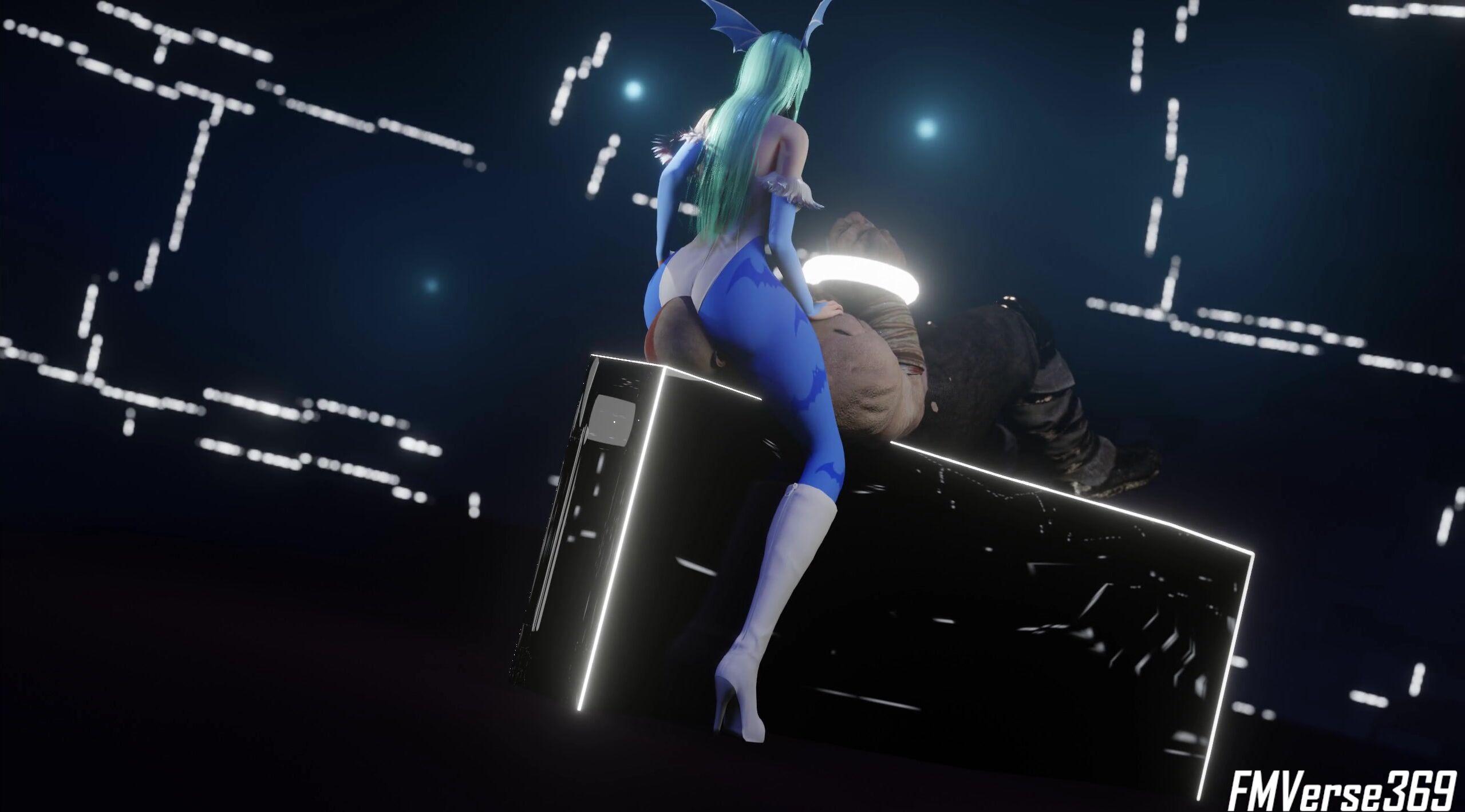 Morrigan Aensland mixed wrestling