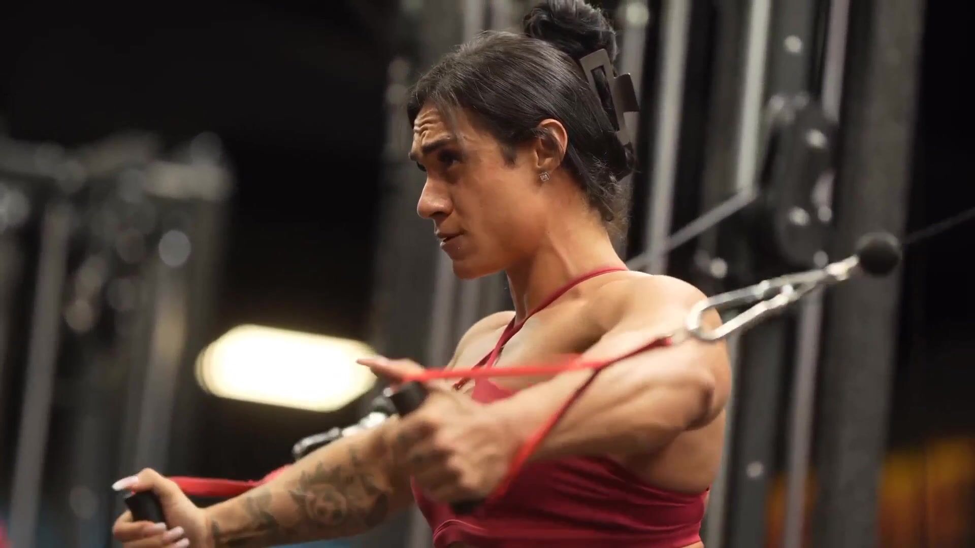 Kristina Mendoza Chest And Arms Workout