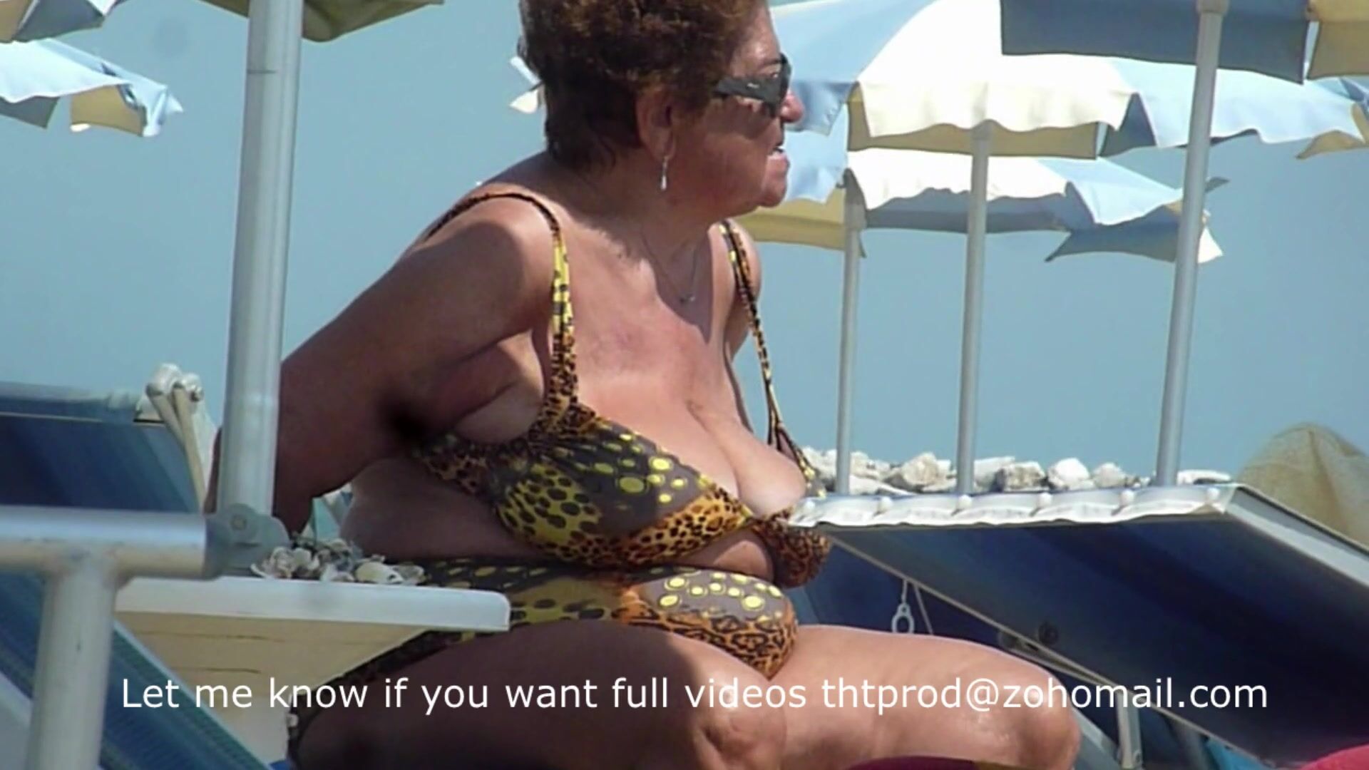 BBW Matures and Grannies at the beach