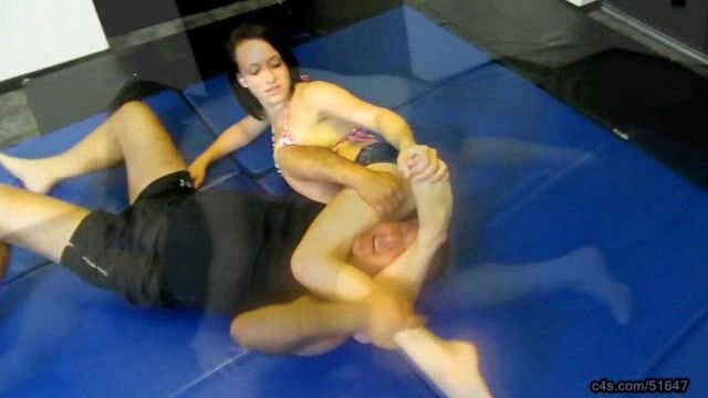 Double trouble head scissors and ballbust