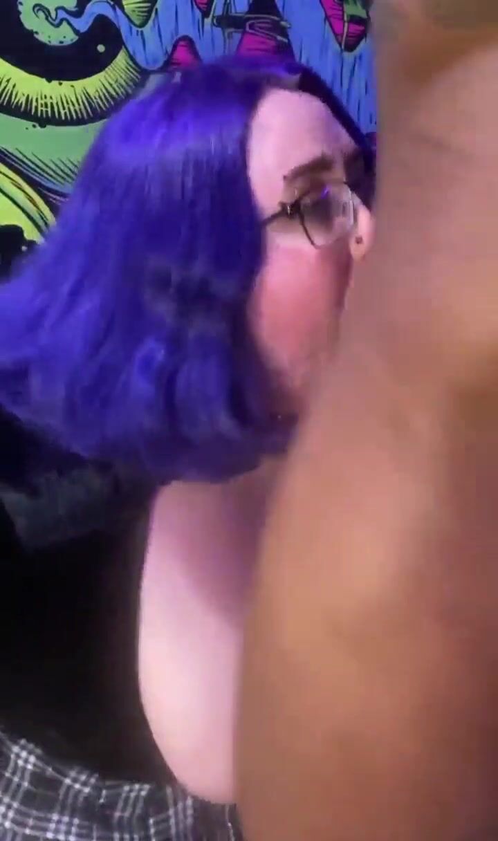 Purple hair sloppy