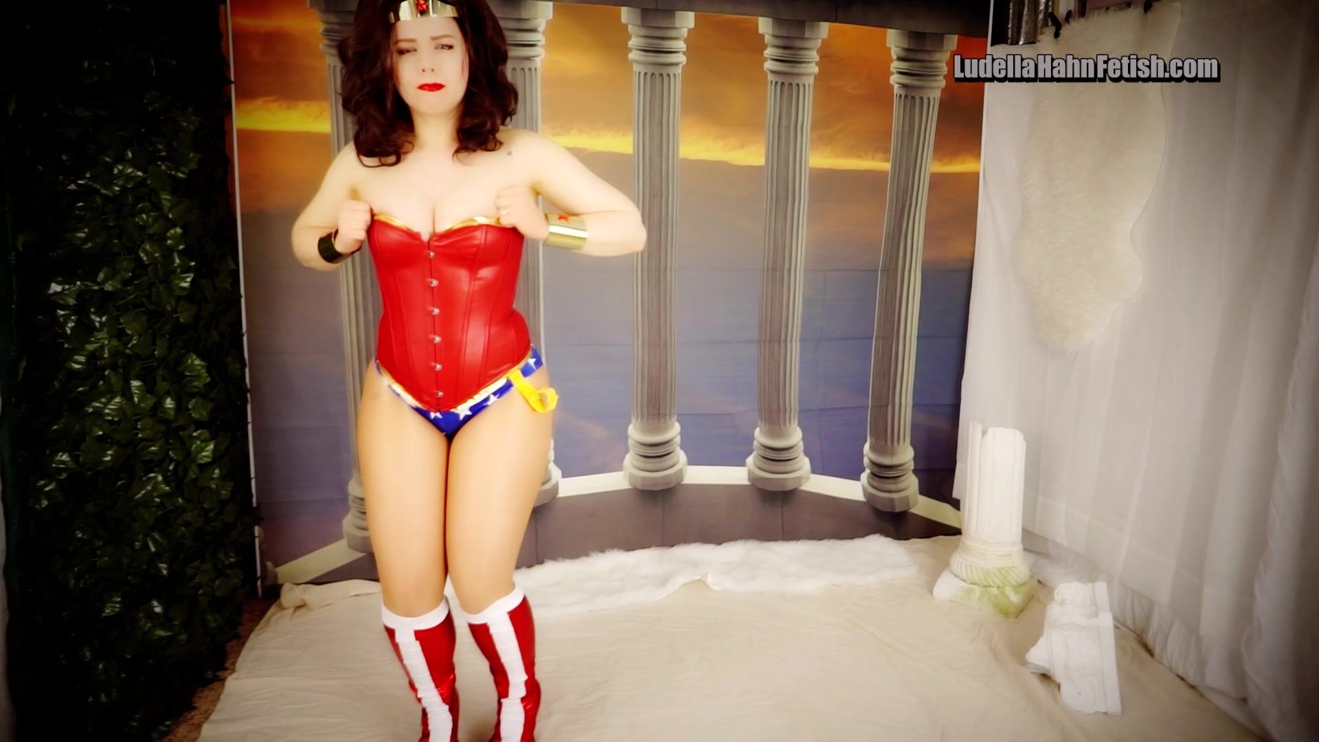 Ludella Hahn Wonder Woman Mesmerized