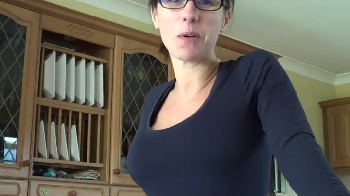 Kelly Hart - Mom scolds son for masturbating with her knickers #15