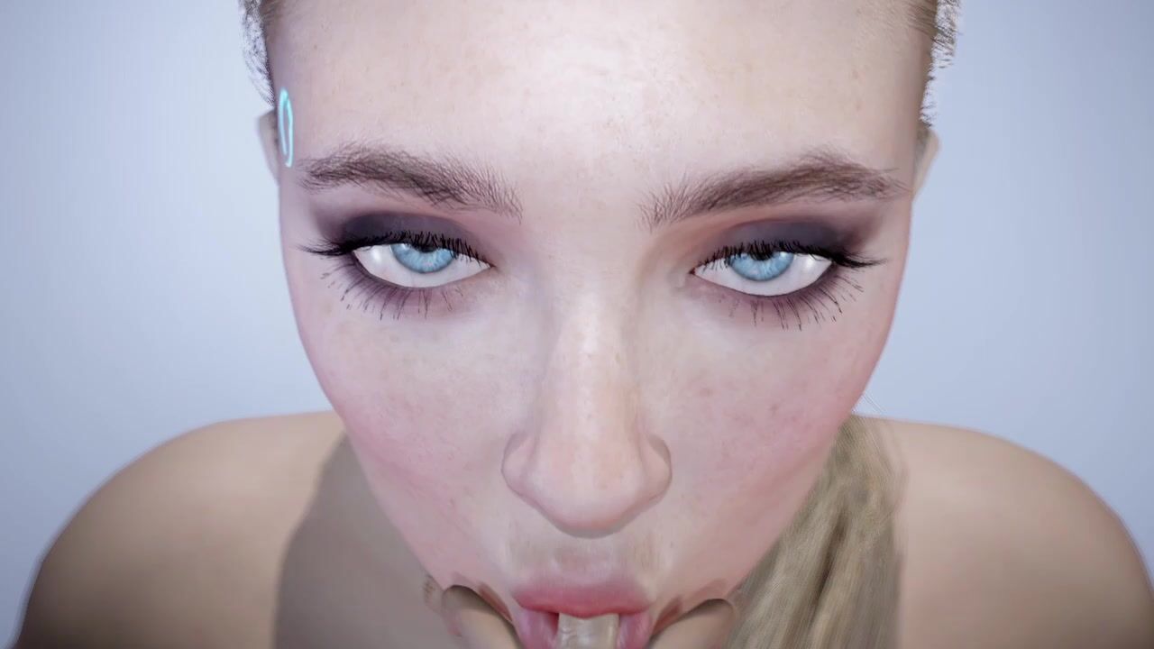 Giantess Chloe blowjob