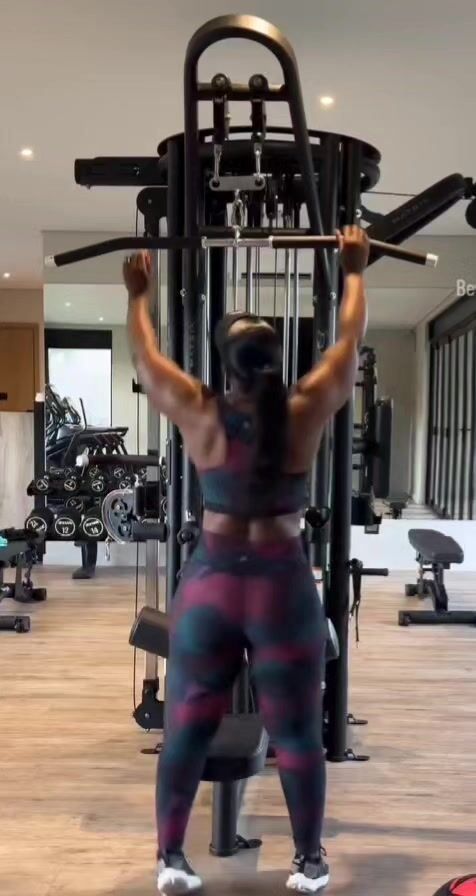 Ebony Fbb Working out