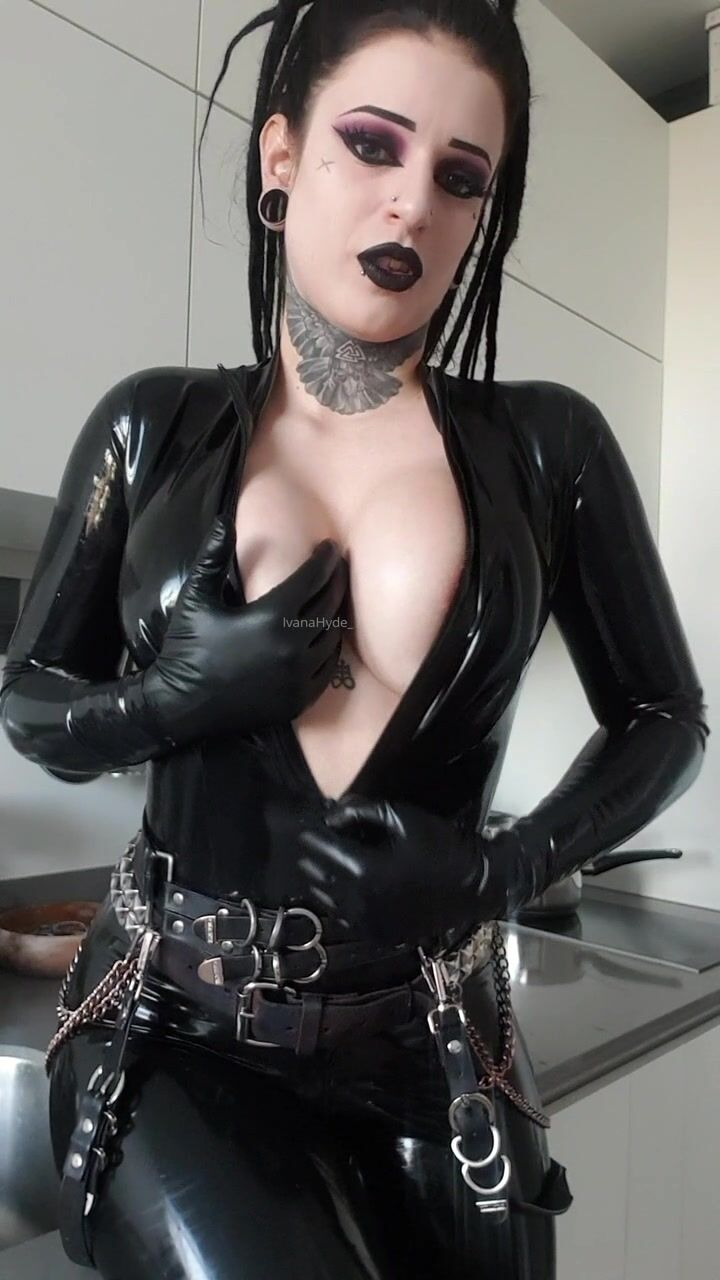 Ivanahyde - Latex Catsuit Tease