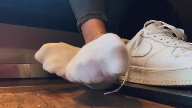 GoddessMona91 - Sweaty socks in public