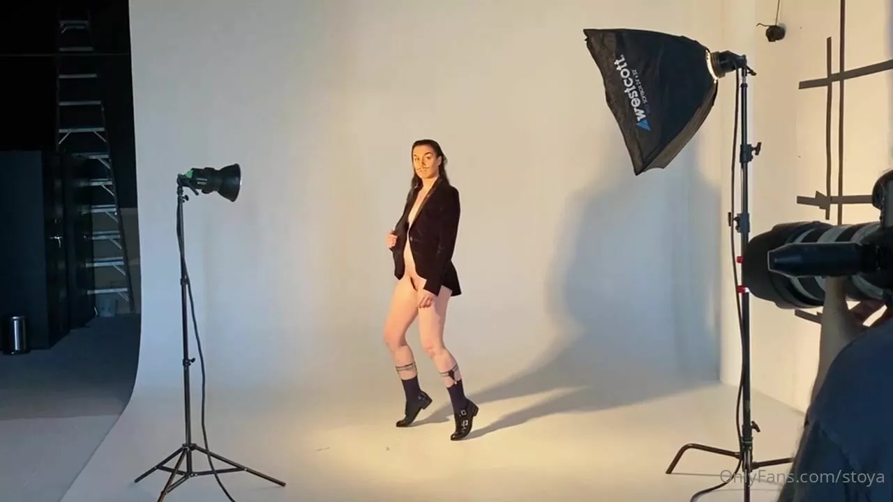 Stoya bts of my generally drag themed shoot today with tmronin an xxx  onlyfans porn videos