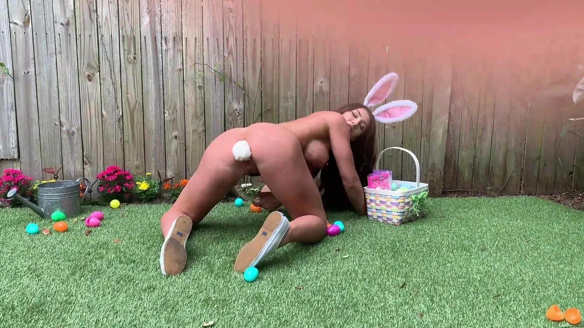 Davina davis easter bunny butt play xxx video