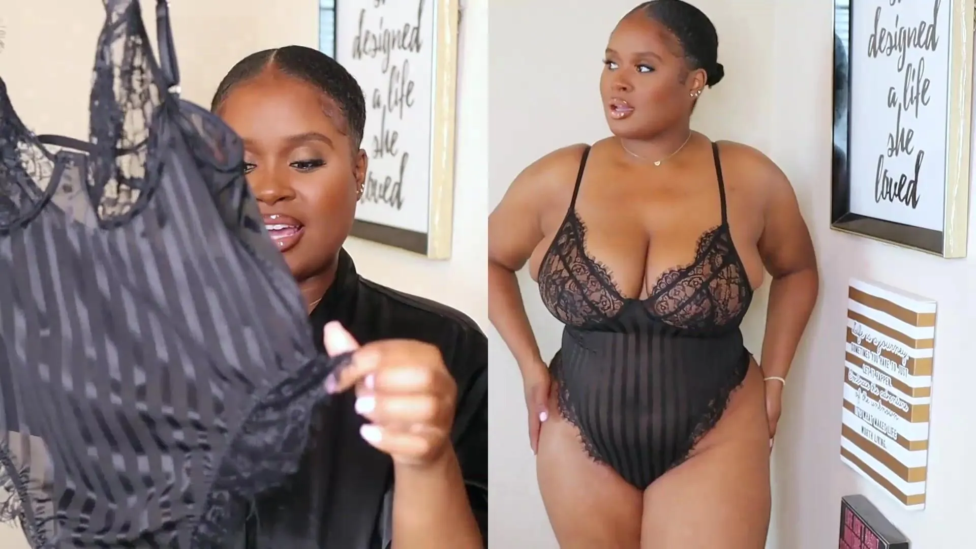 1920px x 1080px - Curvygirlnxtdoor giving y all lots of views & angles for this long ass  lingerie teddy try on the las xxx onlyfans porn video