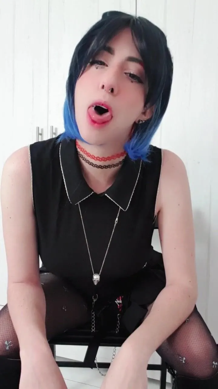 Ahegao_self Goth drooly ahegao xxx onlyfans porn video