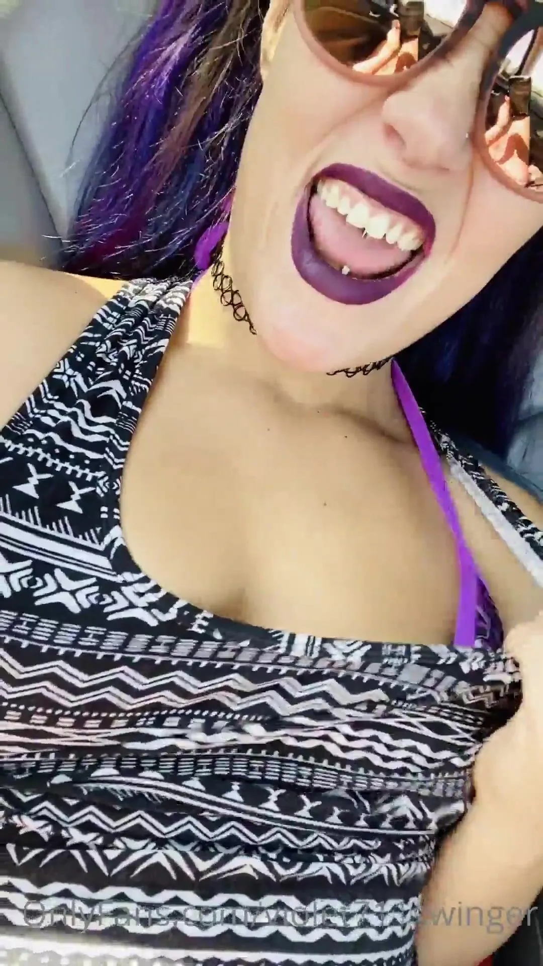 Violet711swinger car rides are always interesting w/ me we are going  fishing xxx onlyfans porn video