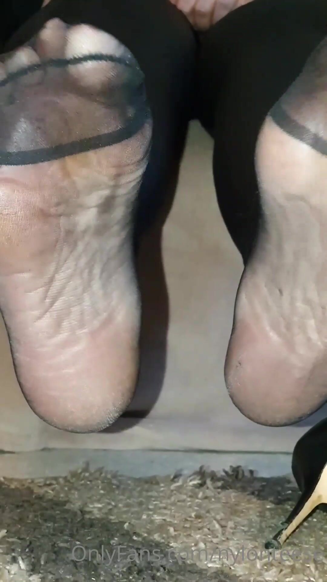 Nylonteese sniff my nylon feet clean my shoes xxx onlyfans porn video