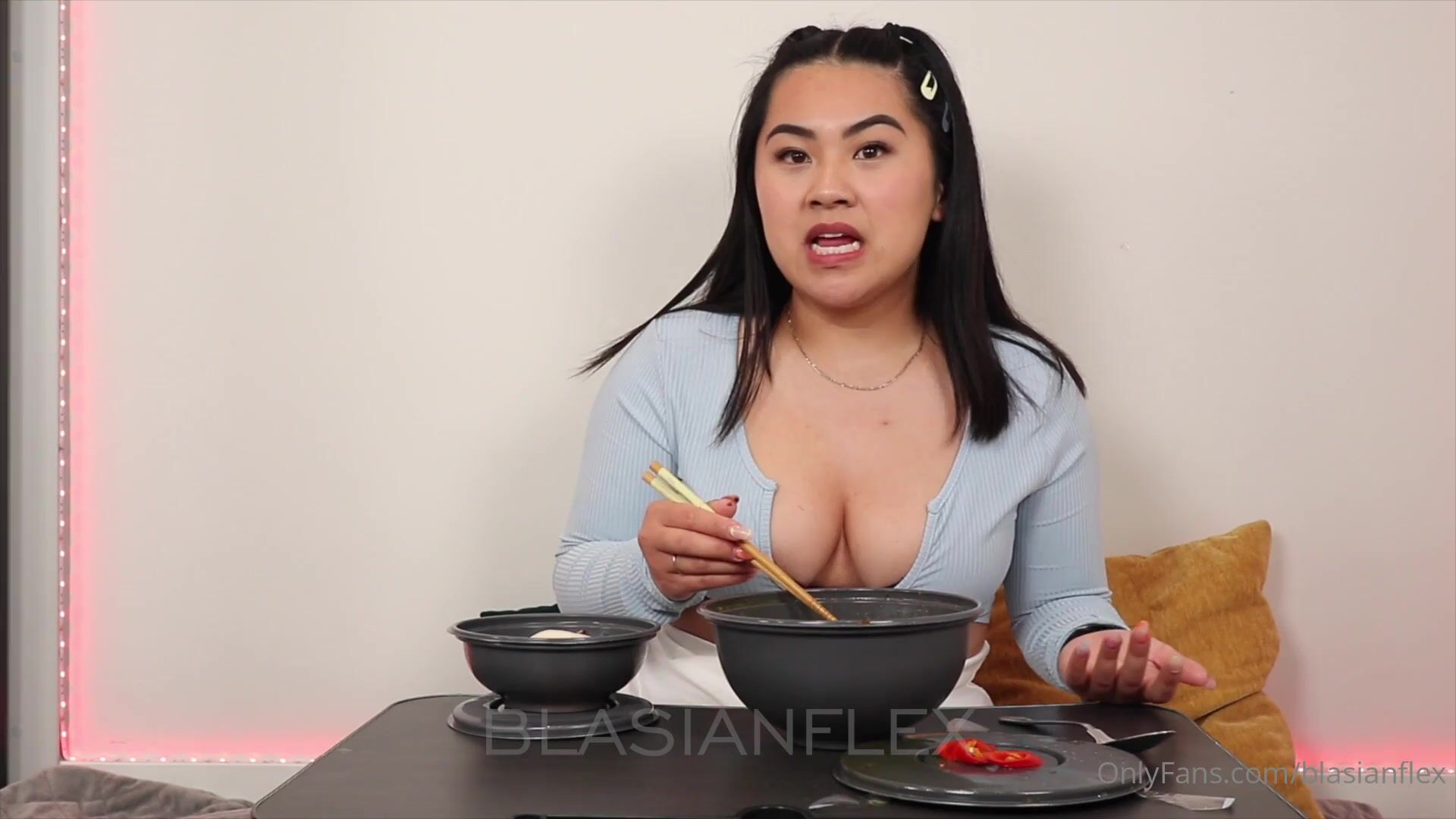 Blasianflexnina The Fith Episode Of A Brand New Mukbang Vi xxx onlyfans porn  videos