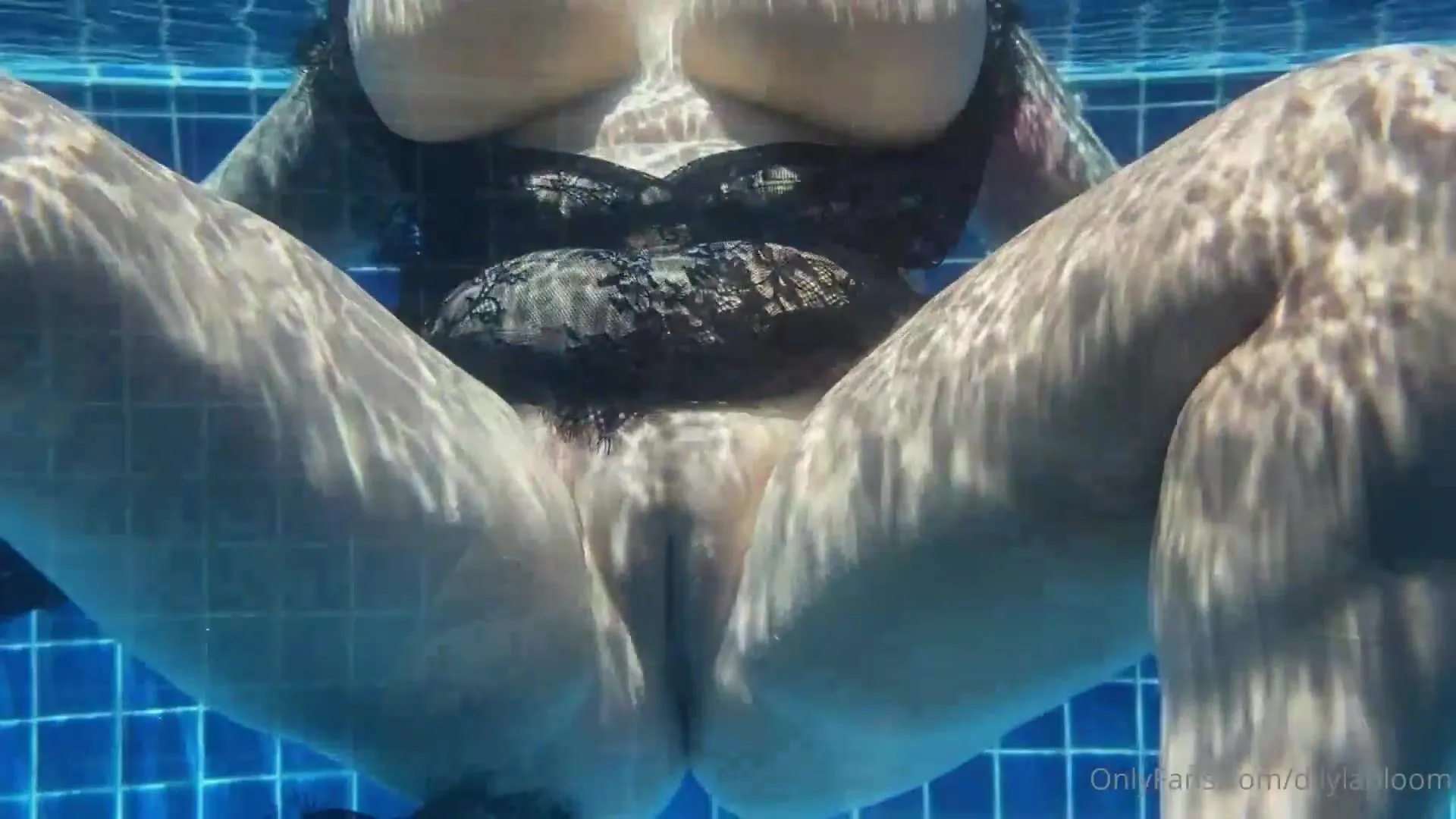 Dilylabloom underwater fingering & boobs worship check your private  messages or contact me xxx onlyfans porn