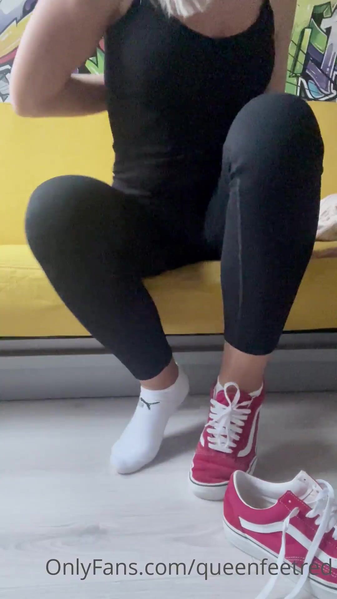 Queenfeetred wishes about vans and sock arrived have fun xxx onlyfans porn  videos