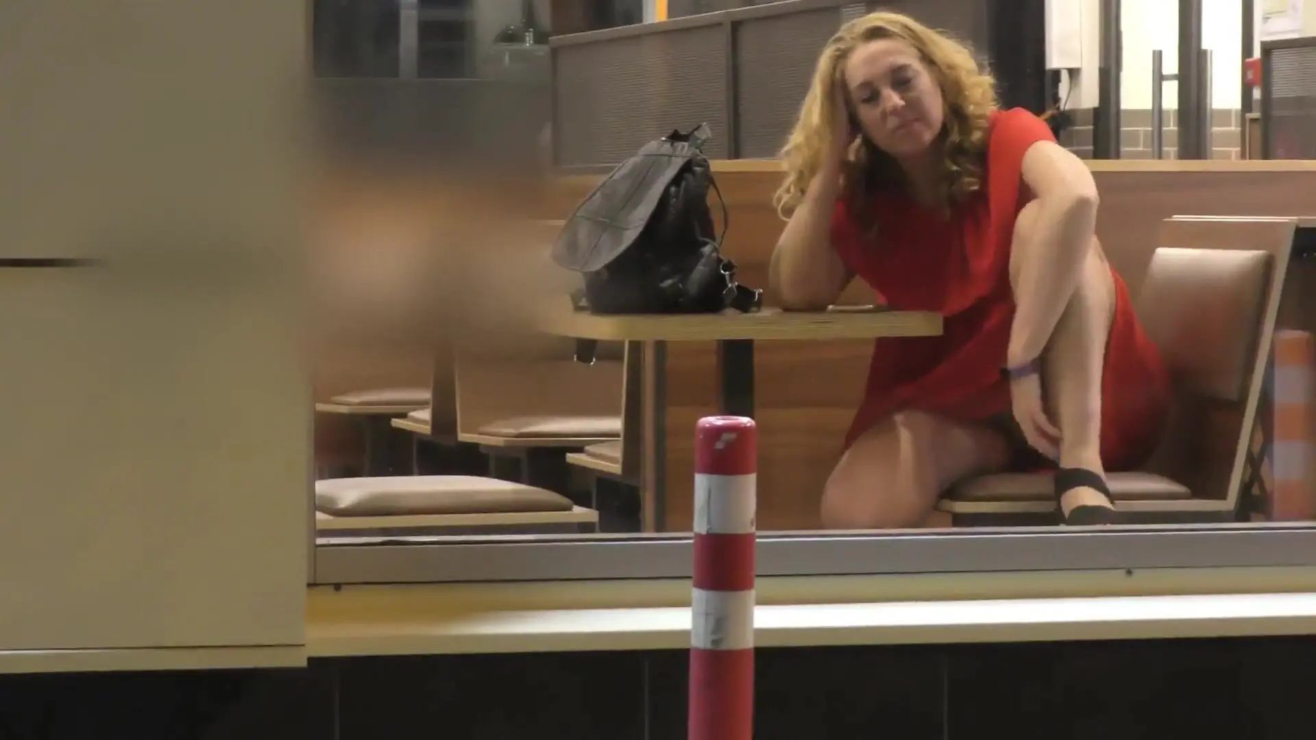 Marta bellefleur public extreme. naked at burger king fast food. jerking  off in front of everyone