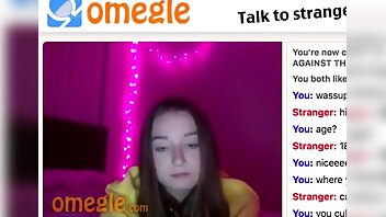 Omegle omegle slut shows it all for some cock cambro xxx 