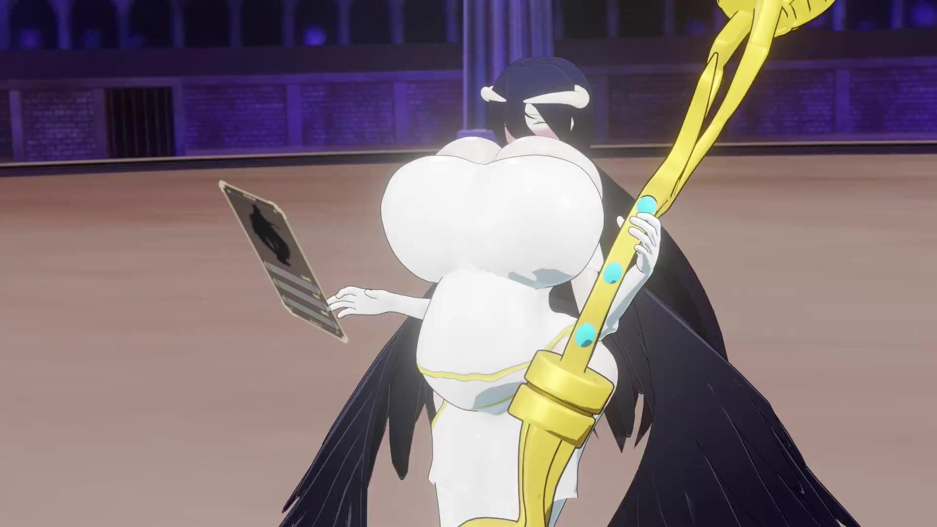 Albedo Breast/Ass Expansion (Overlord) -  FunnyBoo3D