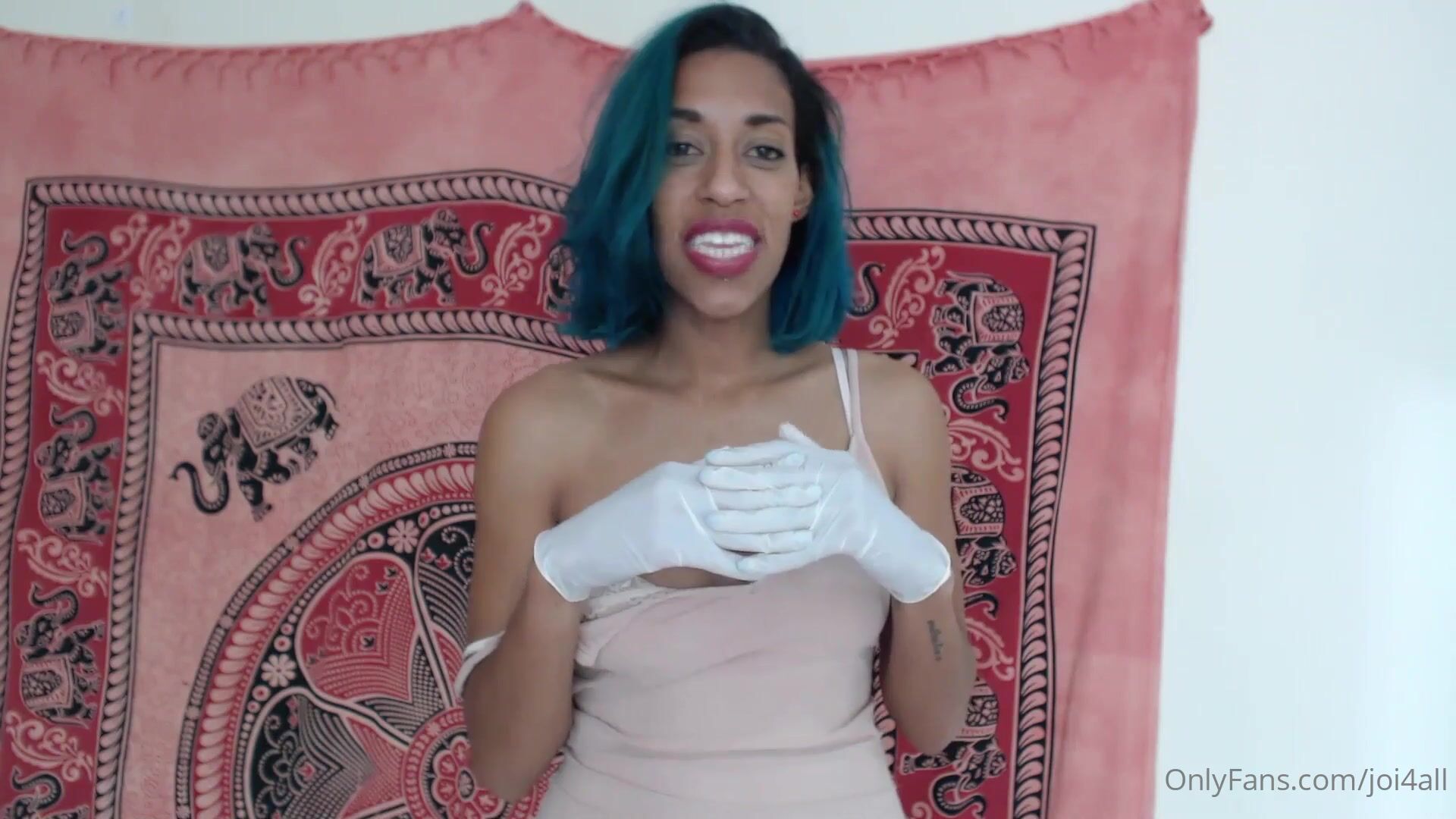 Gtsgoldenlace gloved hand fetish joi. i dont know about you but i love  playing doctors &