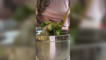 AngleBewbs - bouncing her huge perfect white tits out of a bra