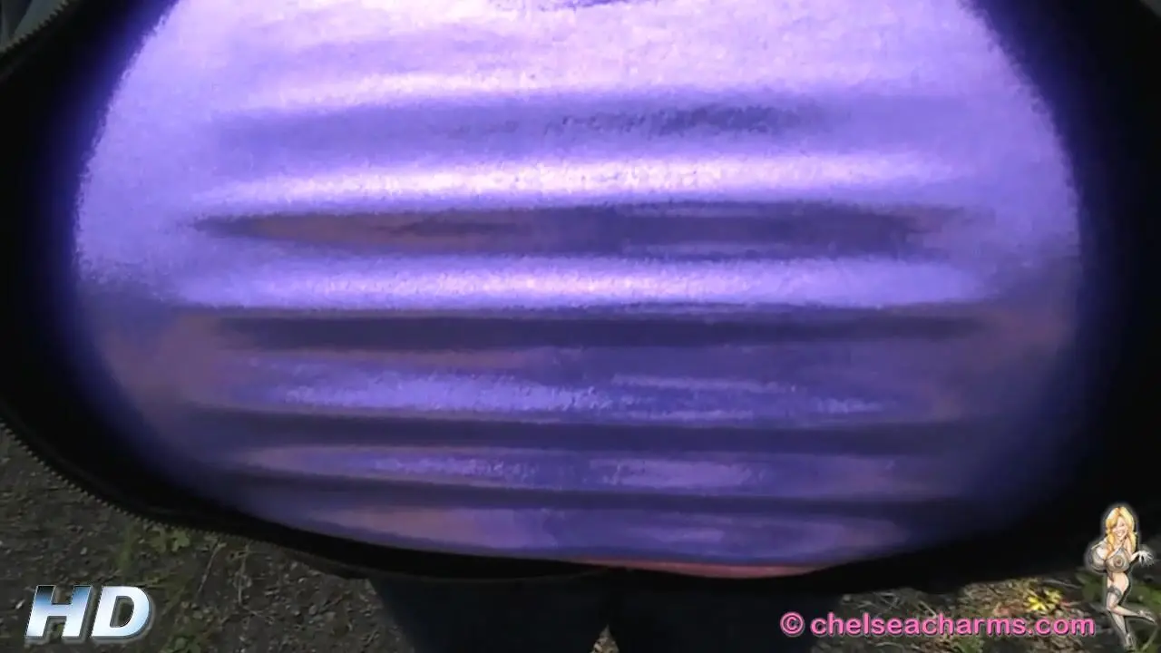 Chelsea charms shiny purple bra