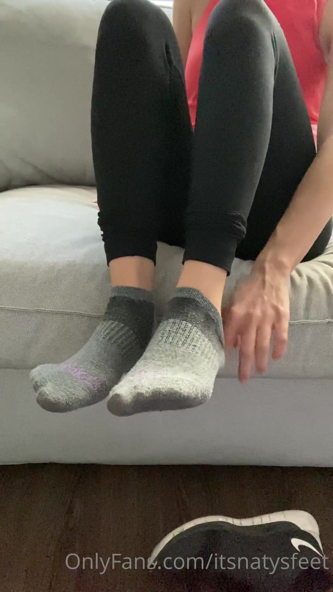 Itsnatysfeet this is what my sweaty feet look like after successful workout sweaty  socks fol onlyfans