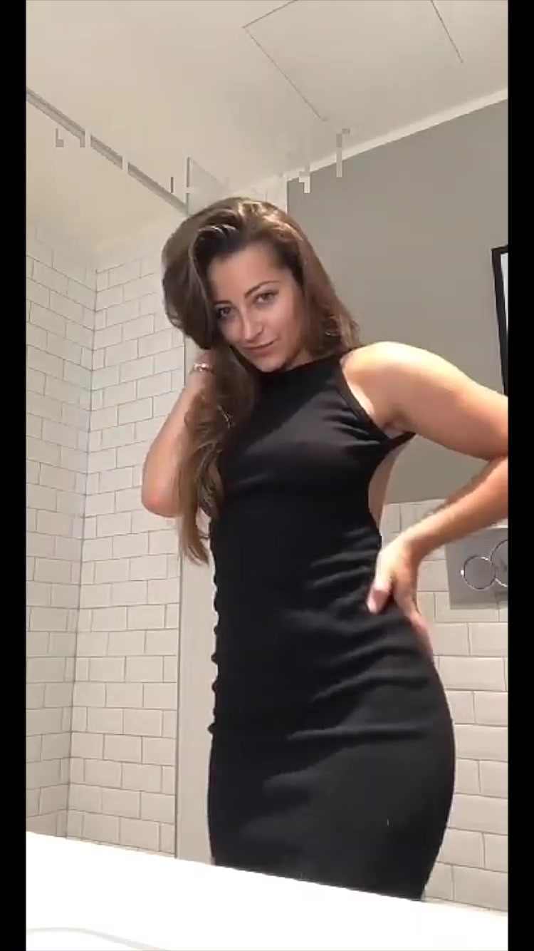 750px x 1334px - Dani Daniels black dress bathroom snapchat premium porn videos