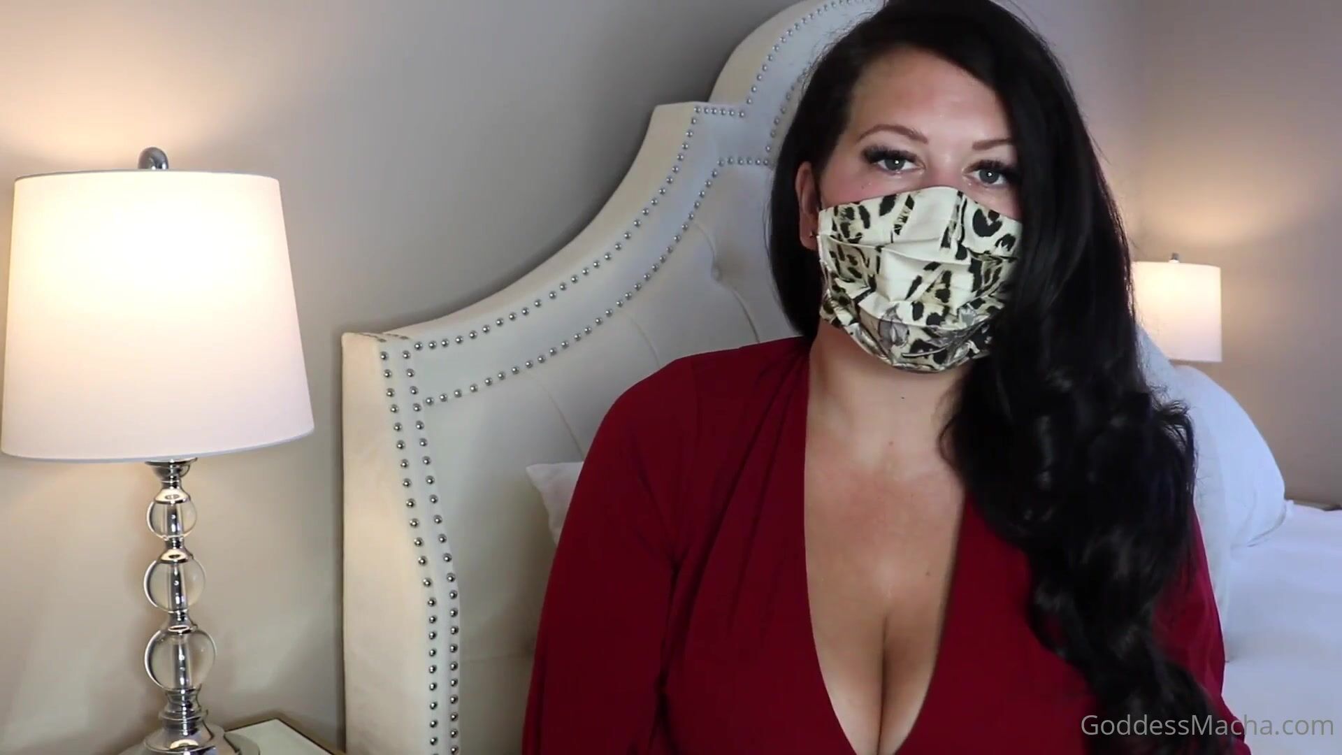 Goddessmacha new full length clip macha s mesmerizing mandatory masks you  must wear your face mask